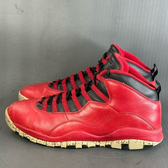 Air Jordan 10 Retro \'Bulls Over Broadway\' athletic sneaker shoes mens size 13 main image 4